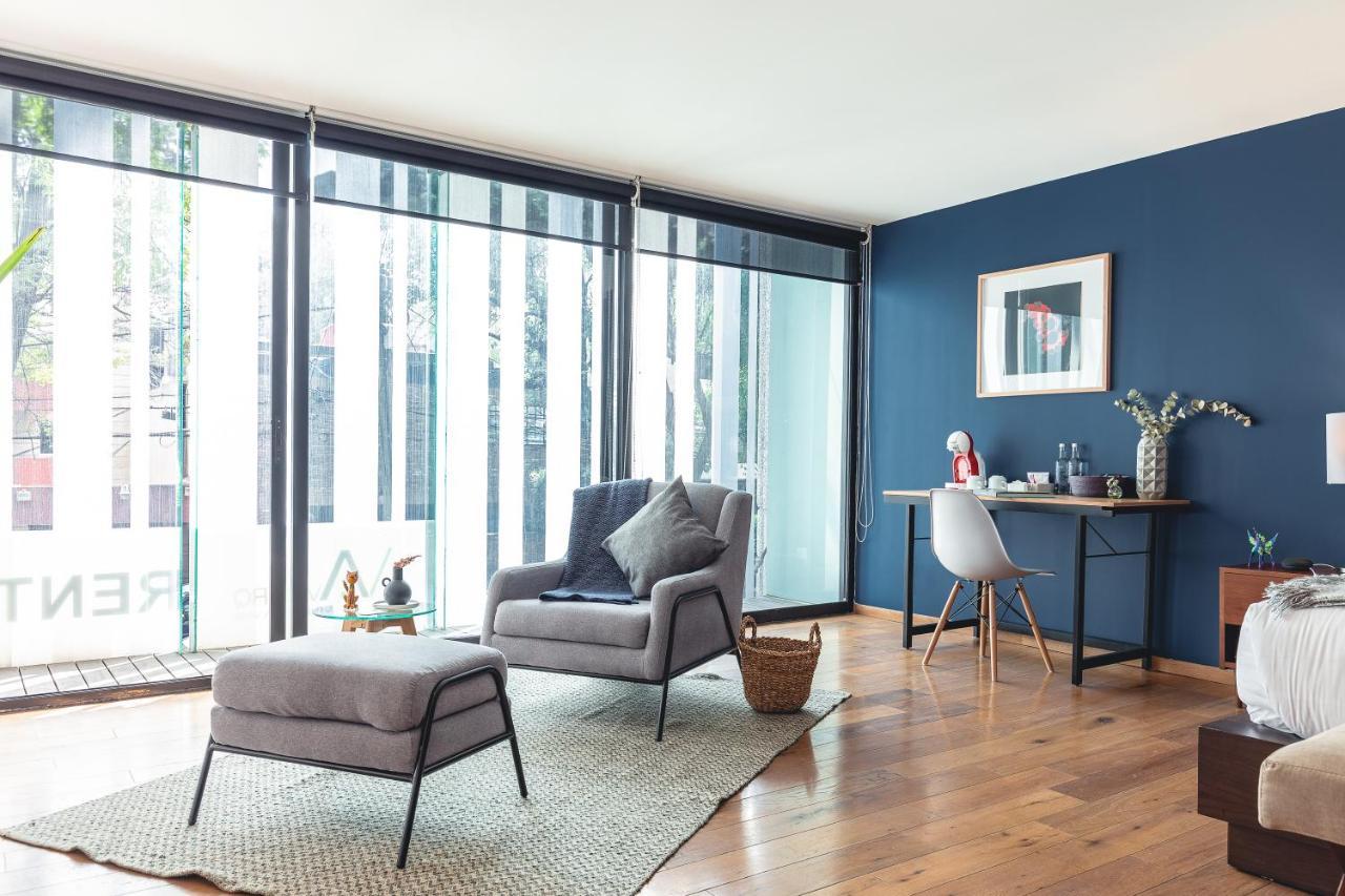 Casai Bright Designer Studio With Balcony In Polanco 墨西哥城 外观 照片